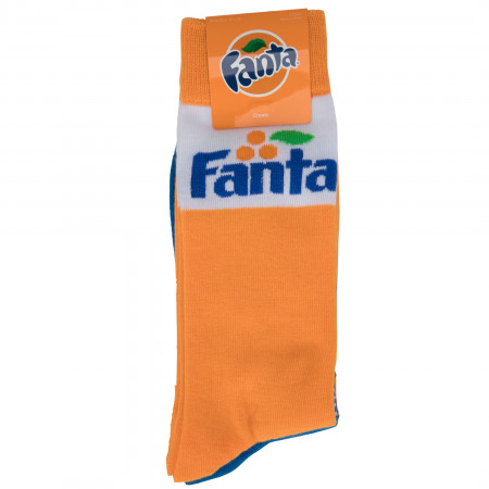 Fanta Logos Men's Crew Socks 2-Pack